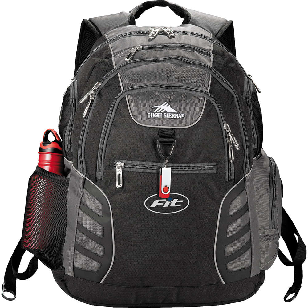 A black and grey High Sierra Swerve Big Wig 17