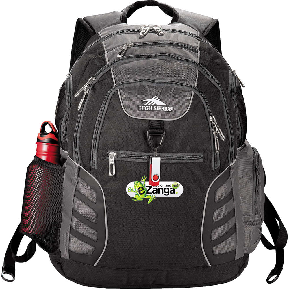 A black and grey High Sierra Swerve Big Wig 17