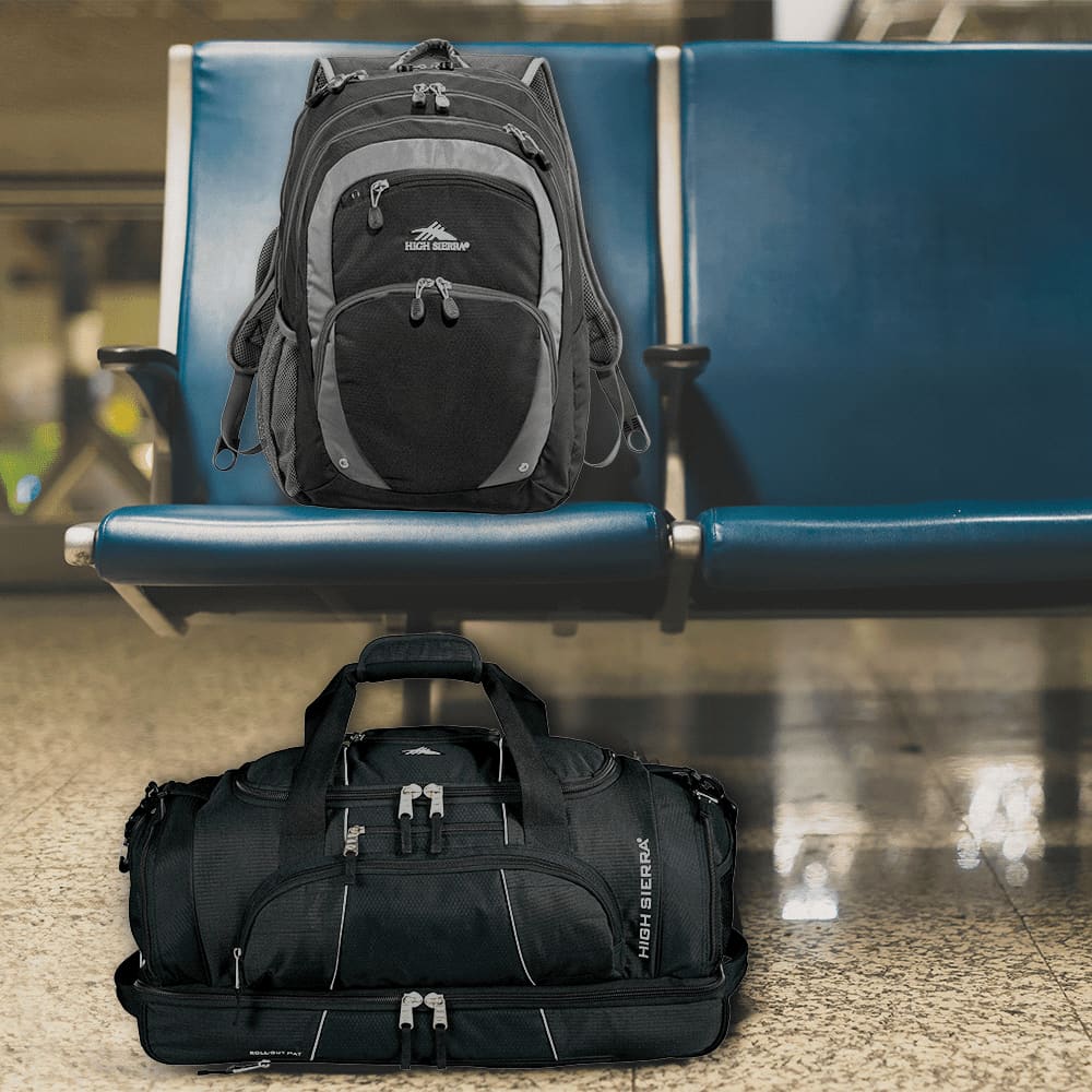 A black and grey High Sierra Overtime Fly-By 17