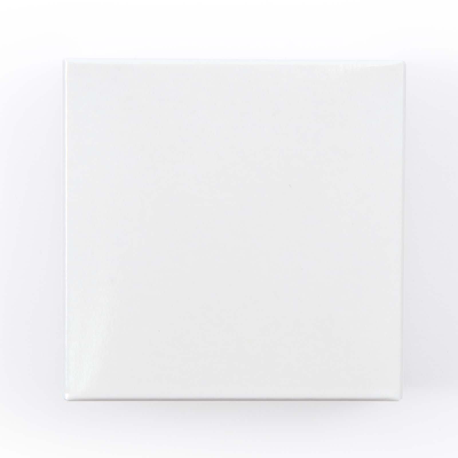 A white cardboard box with a smooth surface and no visible branding or graphics.