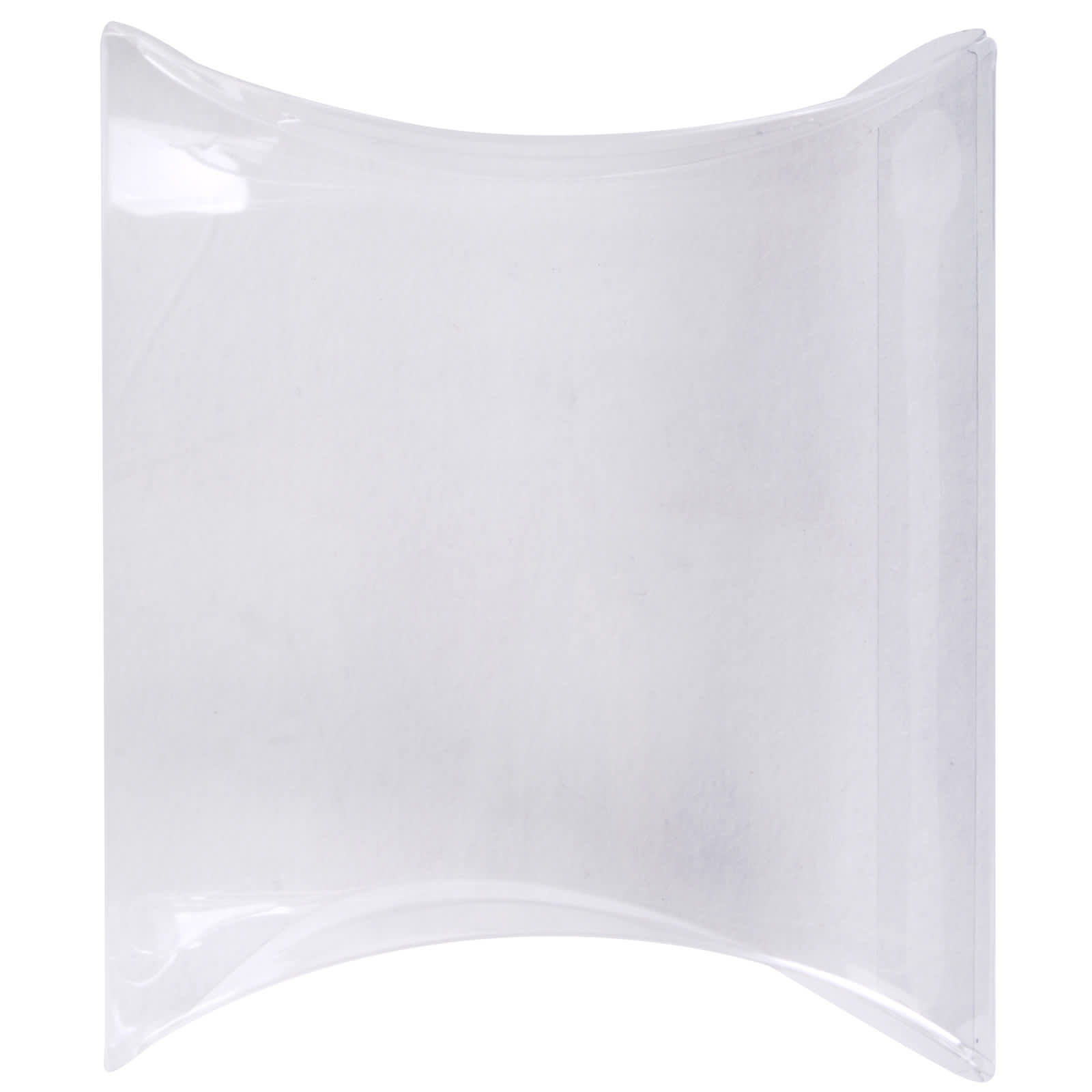 A clear pillow pack for pen packaging, featuring a sleek and smooth design.