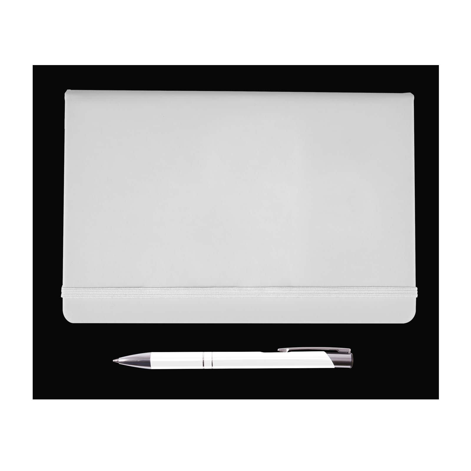 A gray folder and a white pen are presented in the Harmony Gift Set, categorized under Office & Business: Gift Sets.