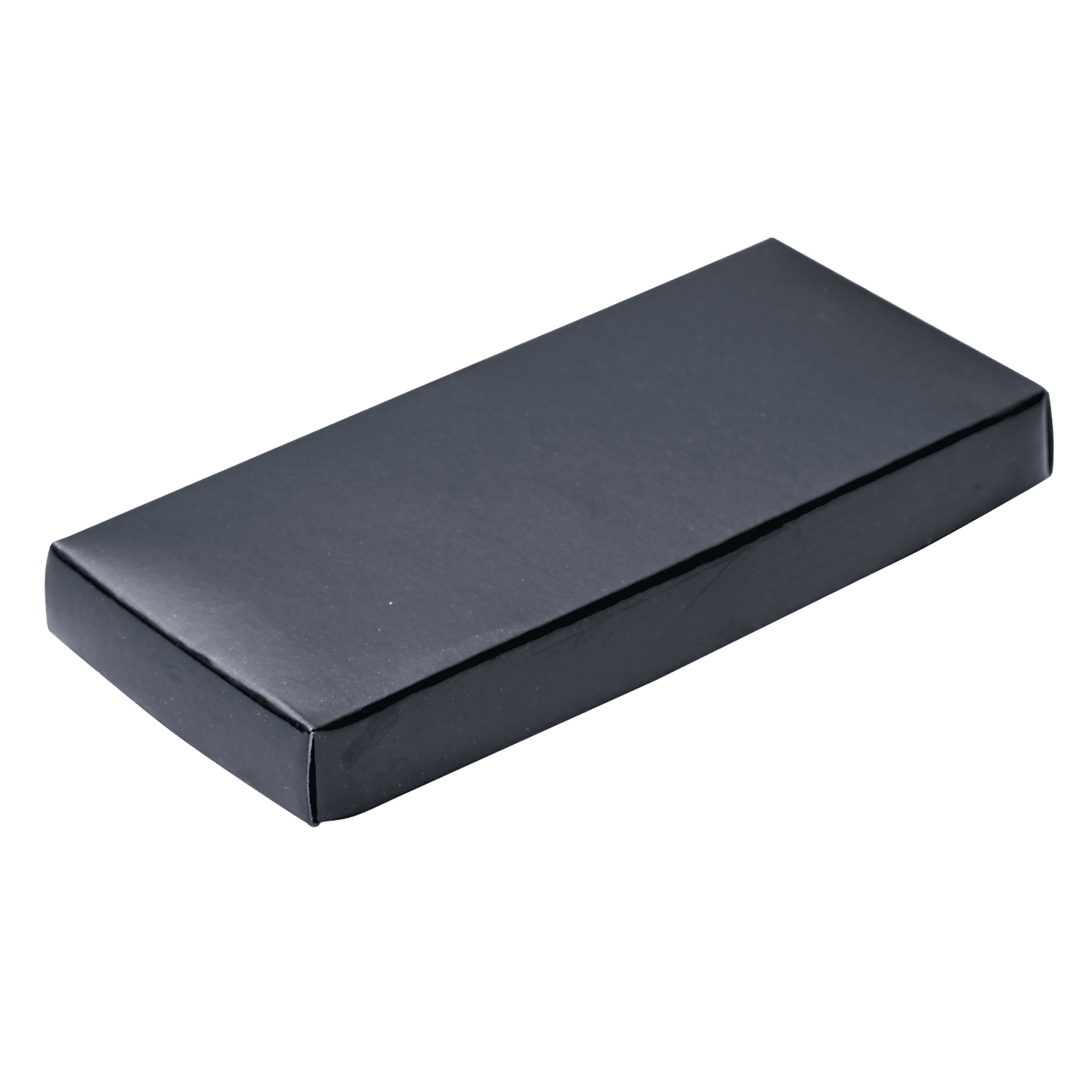 A sleek black box, rectangular in shape, suitable for packaging promotional products.