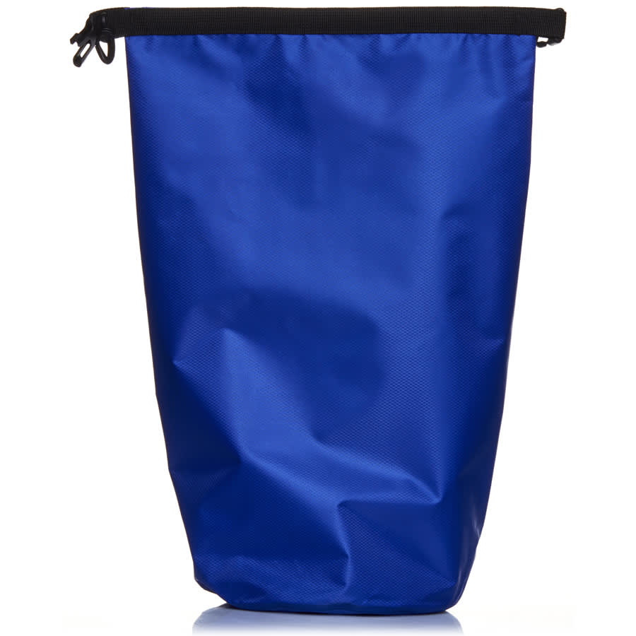 A 10L dry bag in blue, featuring a black drawstring closure and a textured surface.