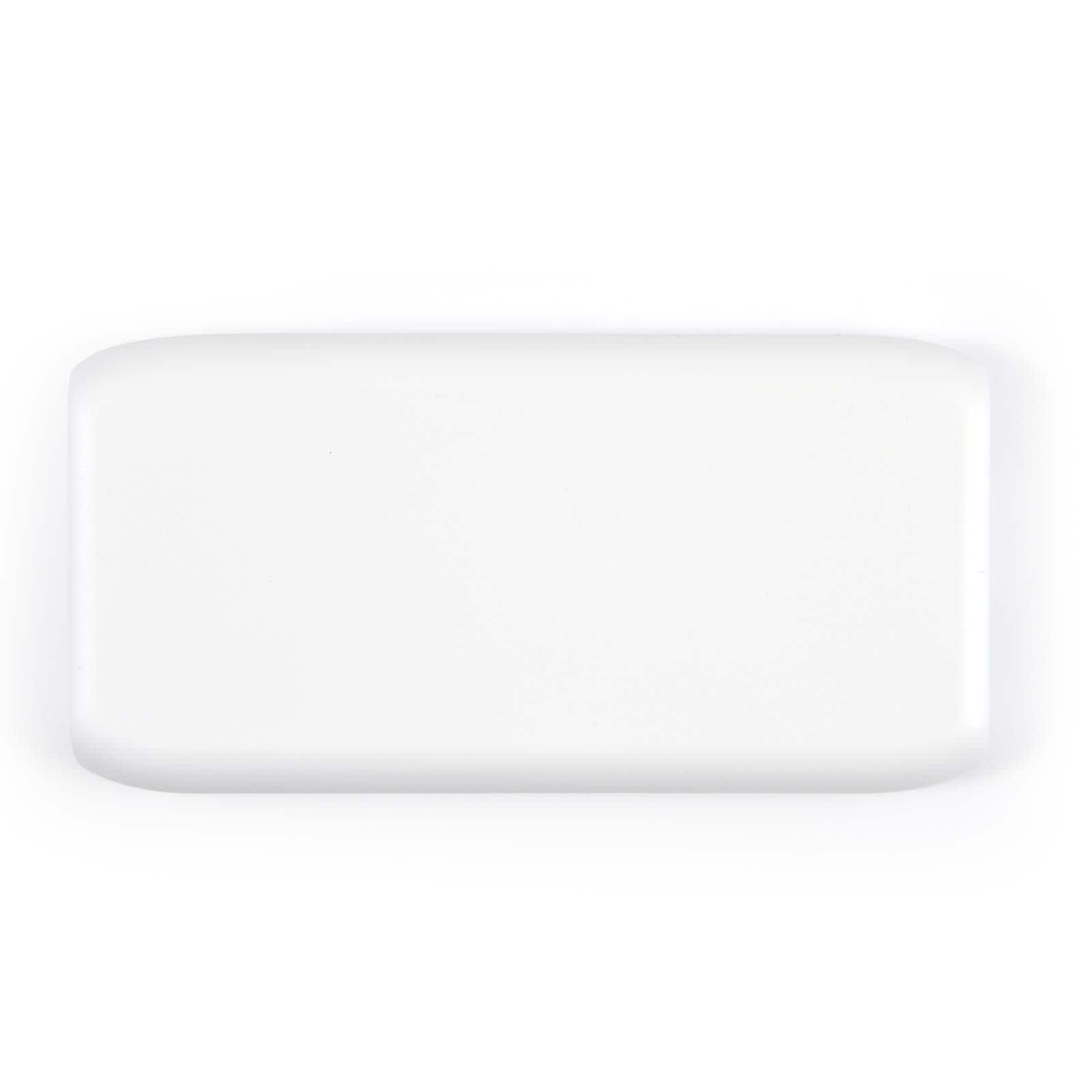 A white Boost Wireless Power Bank, featuring a sleek and minimalistic design suitable for charging devices on the go.
