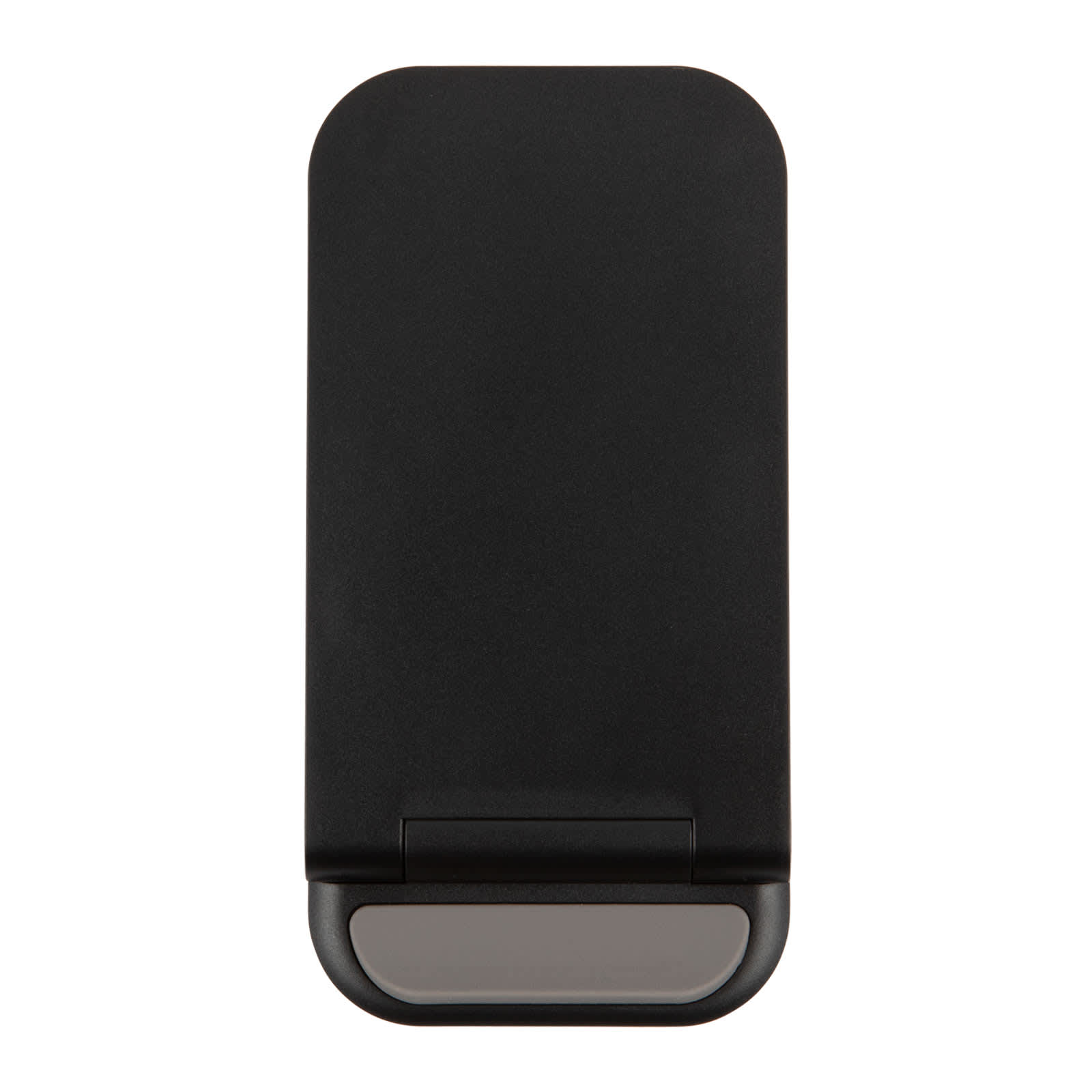 A sleek black Dune Fast Wireless Charger with a compact design and a smooth surface for charging devices.