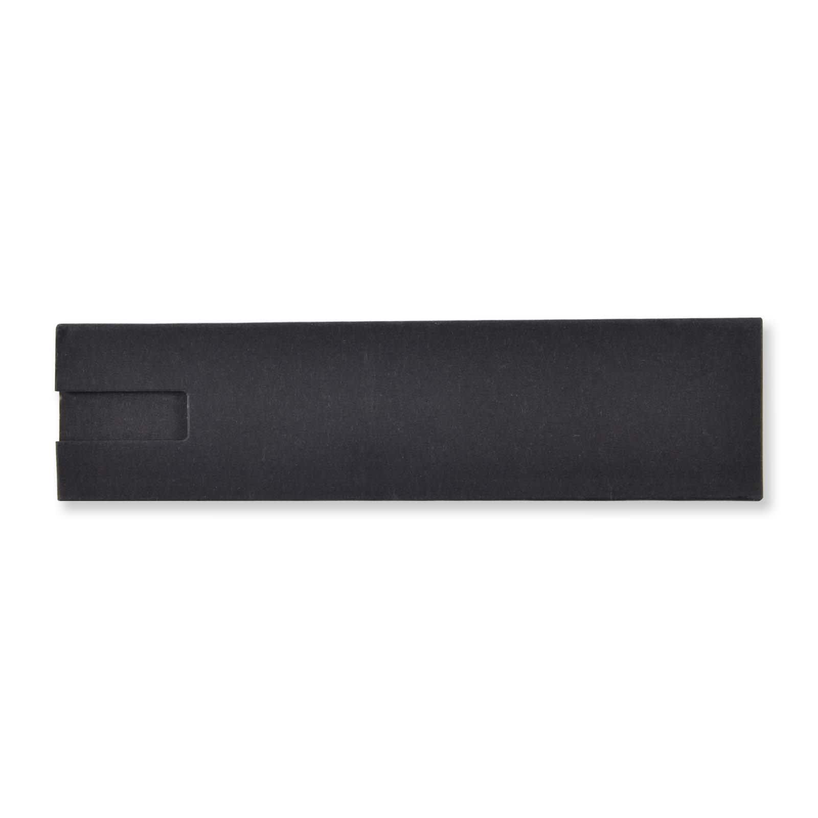 A sleek black packaging for the Chrystalis Pen, designed for an elegant presentation.