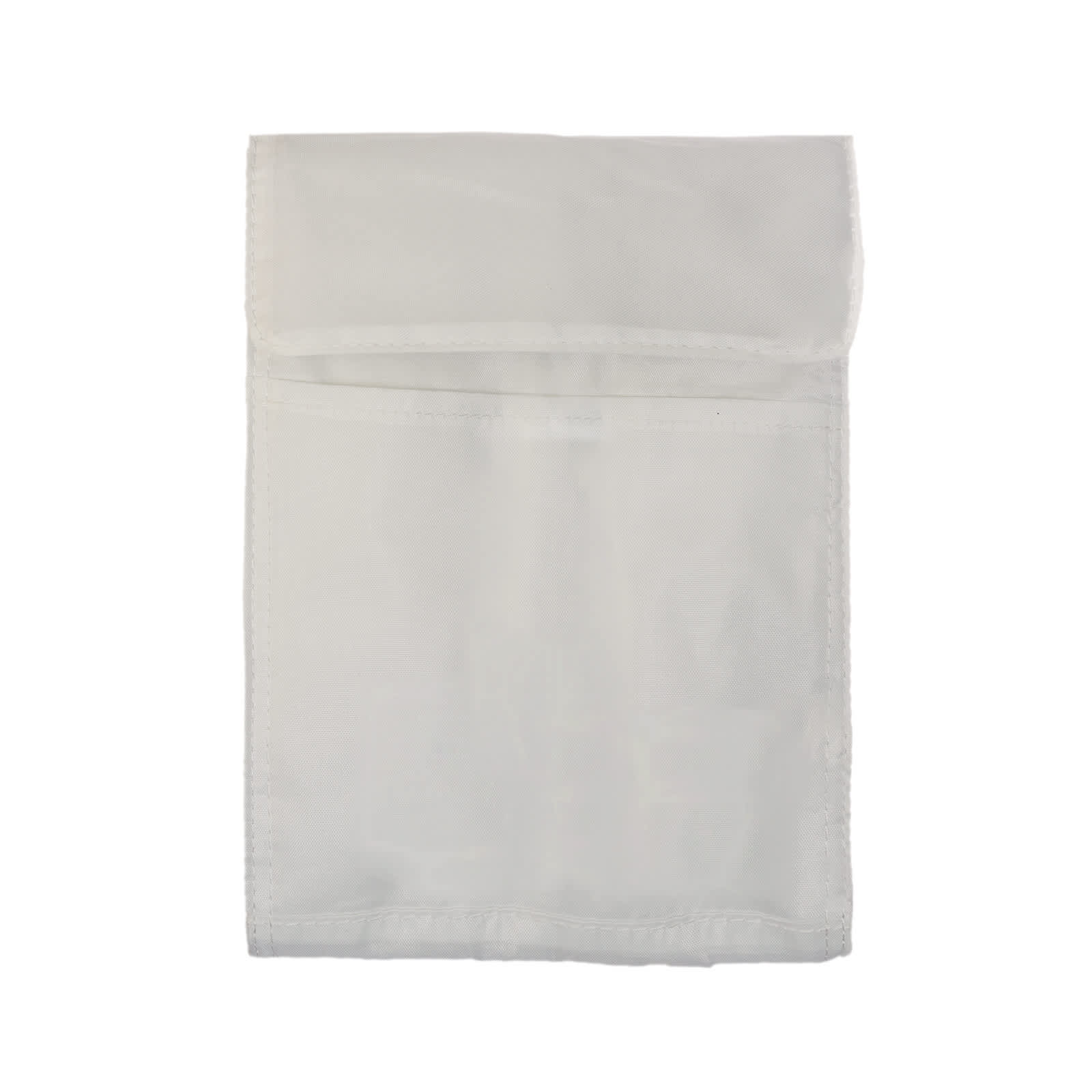 A white Sumo Cooler Lunch Bag featuring a fold-over flap and a simple design.