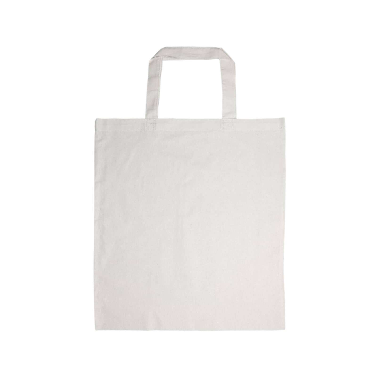 A vibrant pink cotton tote bag with short handles.
