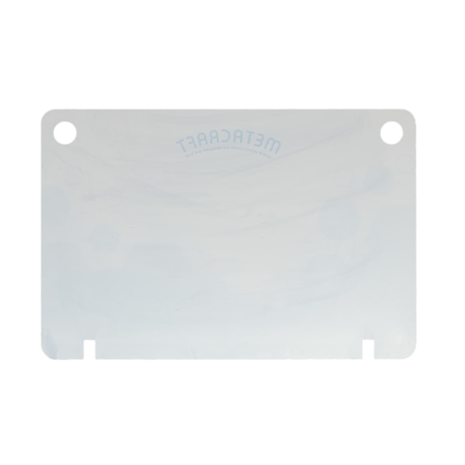 A desk stand designed for holding notes or tablets, featuring a slanted design for easy visibility.