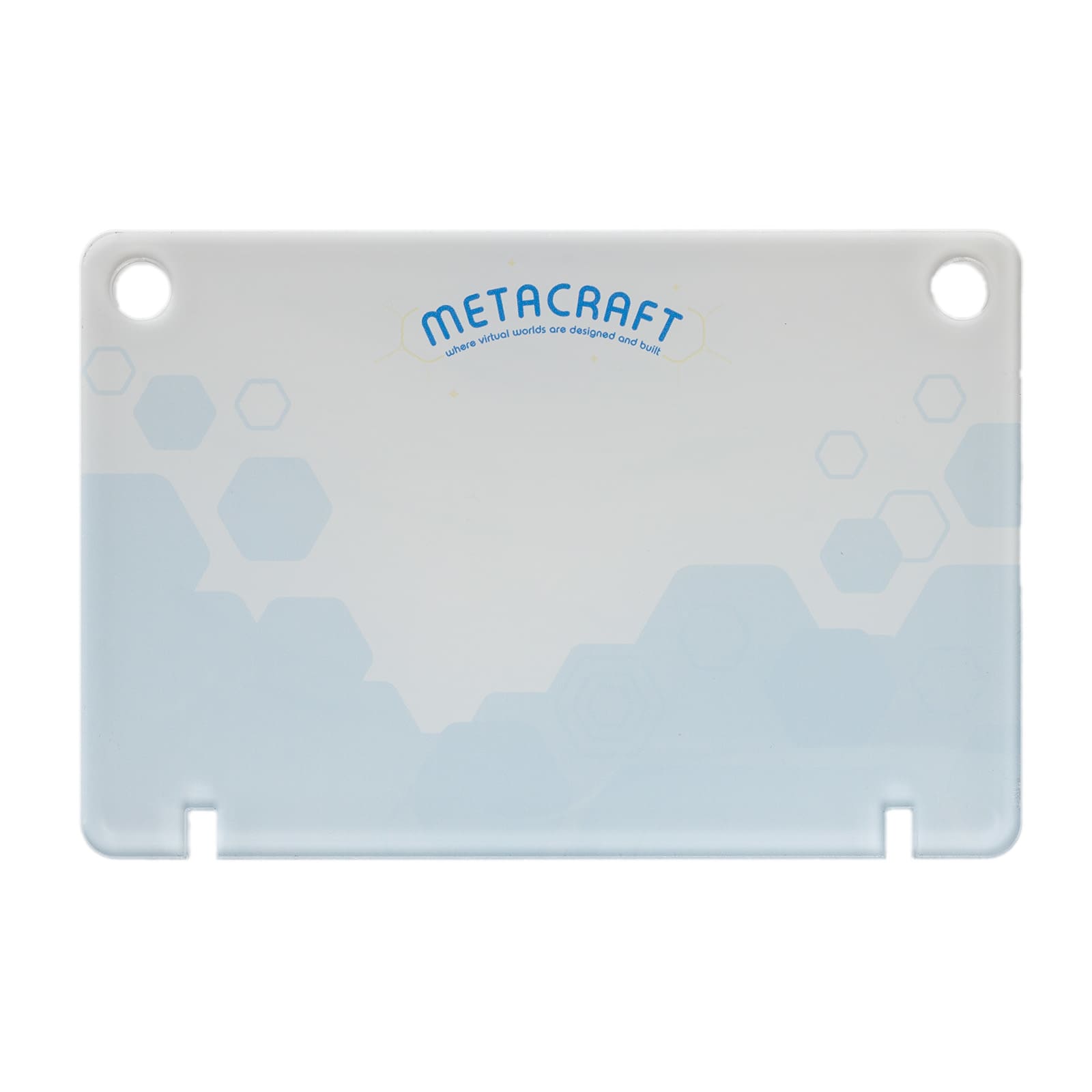 A clear acrylic to-do list board with a blue header and a list of tasks written on it, accompanied by a gray marker.