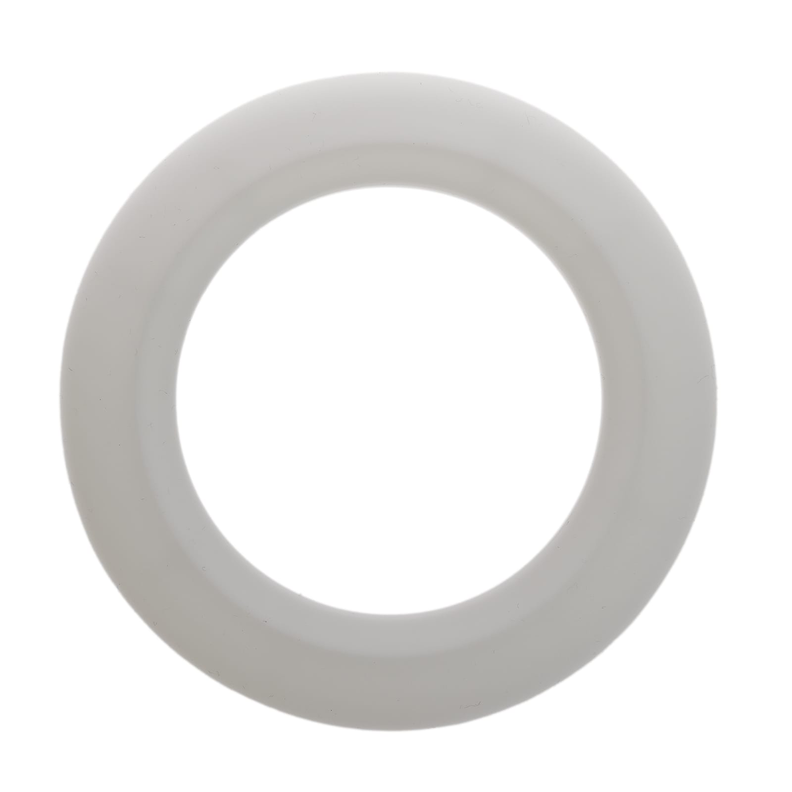 A silicone flyer in a circular disc shape, featuring a smooth, flexible surface.