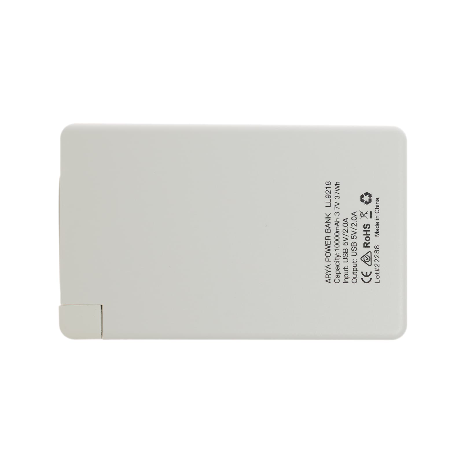 A power bank labeled 
