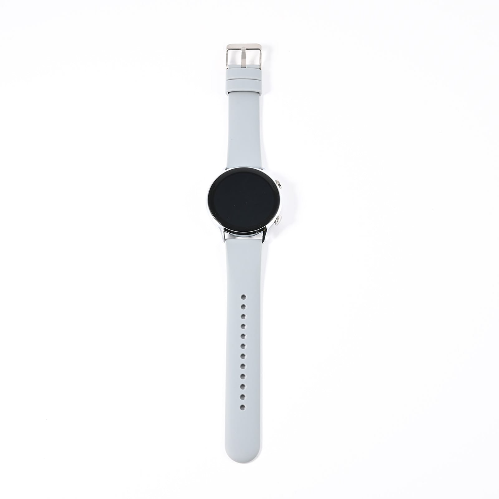 A sleek gray Cirrus Smart Watch featuring a round face and adjustable strap.