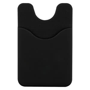 A black Smart Wallet with a textured surface and a cut-out for easy access to cards.