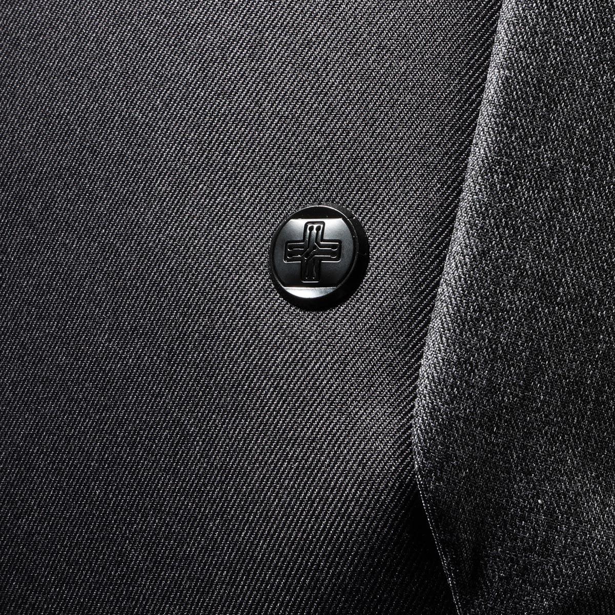 A close-up of a black fabric texture featuring a round black logo on a backpack.