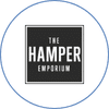 The Hamper Emporium logo in a square black frame on a white background.