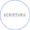 Scriptura stationery brand logo in minimalist black typography on a white background.