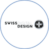 Swiss Digital Design technology brand logo with cross icon on a white background.