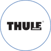 Thule travel and outdoor equipment brand logo in bold black typography on a white background.